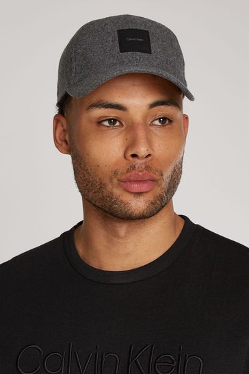 Grey calvin klein hat online