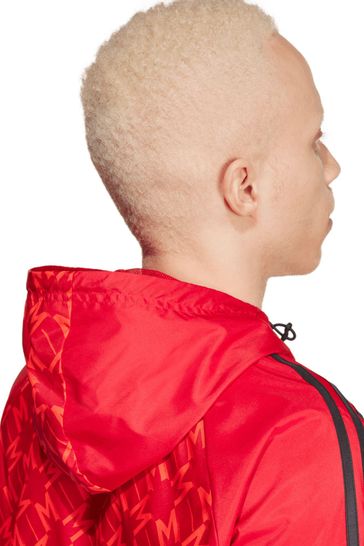 Adidas red mesh jacket on sale