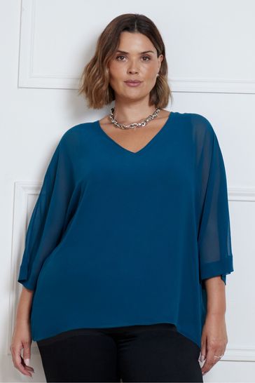 Overlay chiffon top online