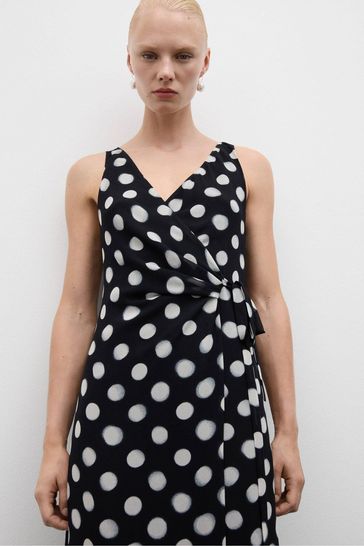 Dkny polka dot dress outlet