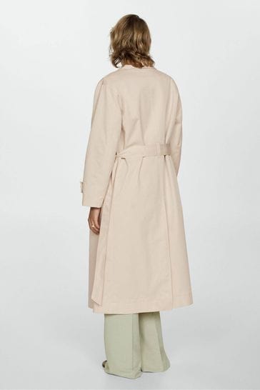 Buy Mango Double Breasted Trench Coat from the Laura Ashley online shop