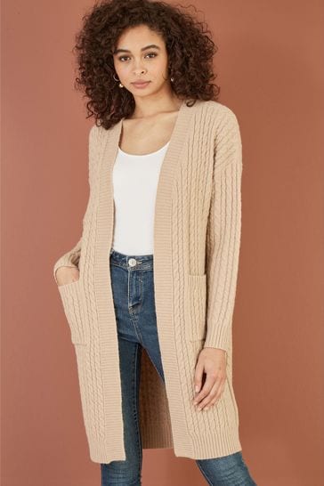 Long cardigan with pockets on sale