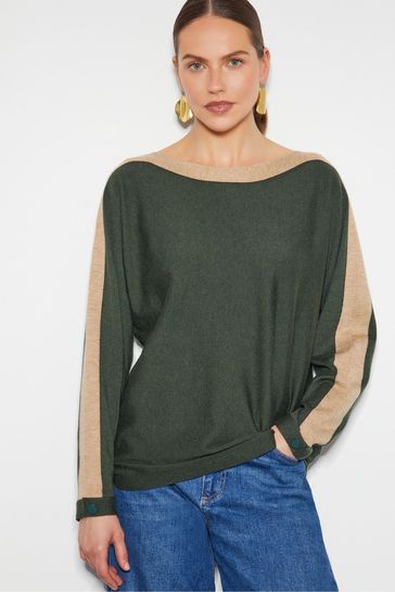 Monsoon green jumper sale