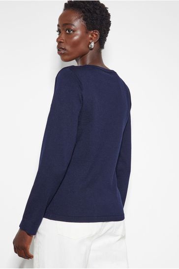 Monsoon blue jumper on sale