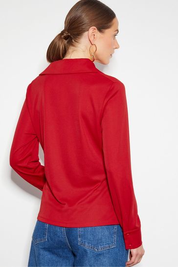 Monsoon red denim jacket clearance