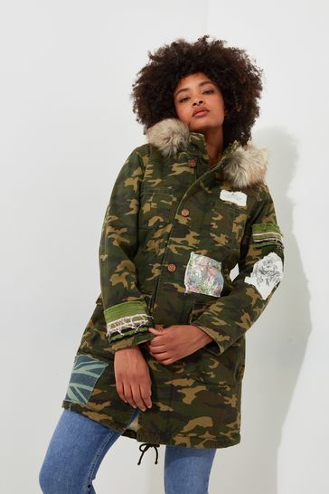 Boutique faux fur parka store