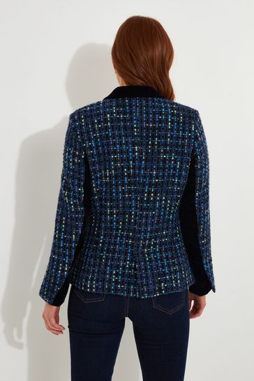 Buy Joe Browns Blue Textured Tweed Co Ord Jacket from Next Cyprus