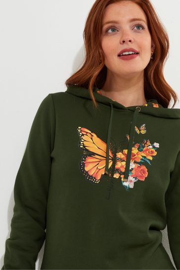 Butterfly graphic hoodie sale