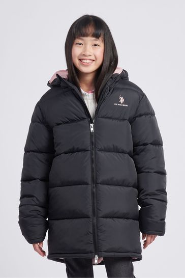 Next black puffer jacket outlet