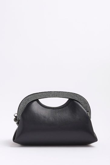 River island black clutch bag discount