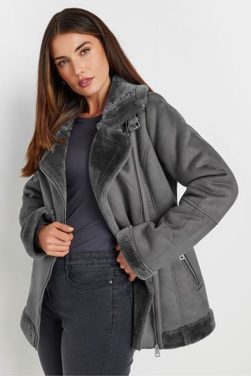 Aviator jacket tall top