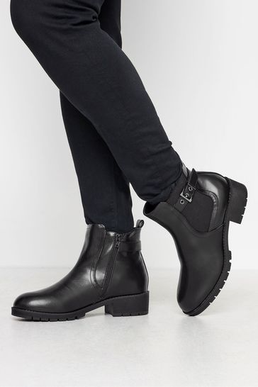 Lace up buckle ankle boots outlet