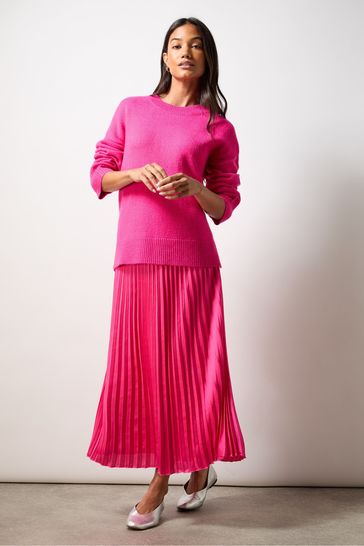 Buy Ro Zo Pleated Midi Skirt from the Laura Ashley online shop