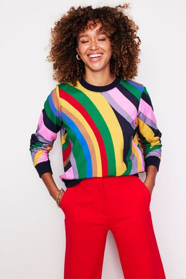 Buy Boden Green Multi Hannah Printed Sweatshirt from Next Italy