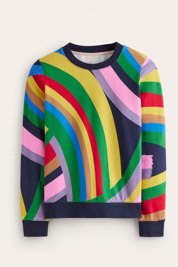 Buy Boden Green Multi Hannah Printed Sweatshirt from Next Italy