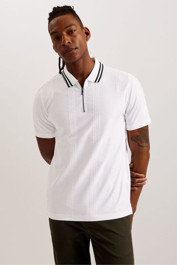 Ted baker white short sleeve shirt on sale