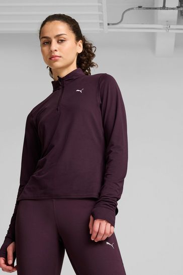 Buy Puma Run Favourite Quarter Zip Running Sweat Top from the Laura Ashley online shop