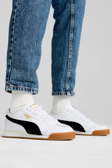 Buy Puma White Unisex Roma 68 Revival Sneakers from Next Poland