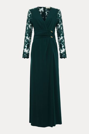 Maxi dress with sequin top clearance