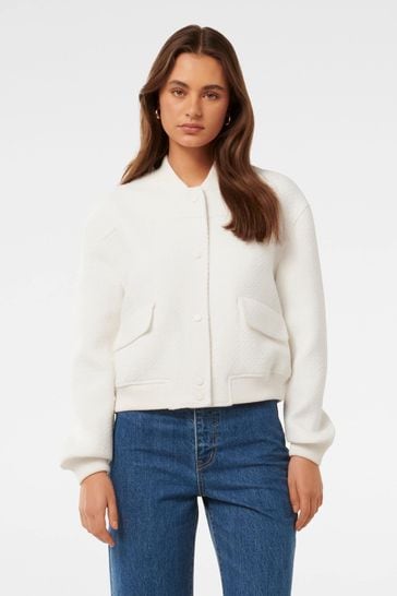 Forever New Becks Boucle Bomber Jacket