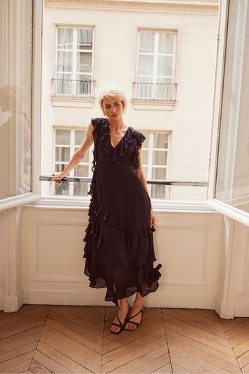 Maxi dress tiered online