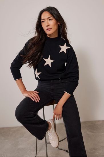 Mint velvet black jumper on sale