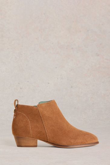 Buy White Stuff Brown Wide Fit Suede Ankle Boots from Next Kuwait