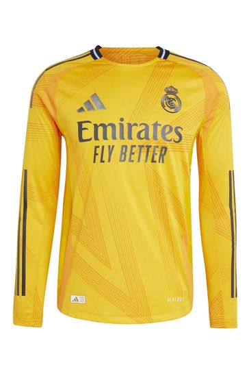 Adidas long sleeve yellow clearance