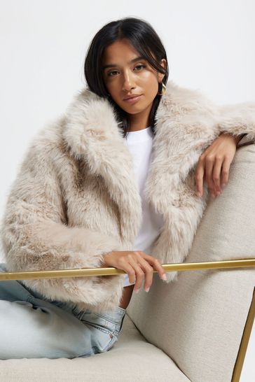 River island faux fur online