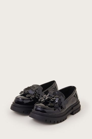 Buy Monsoon Black Chunky Flower Print Loafers from Next Netherlands