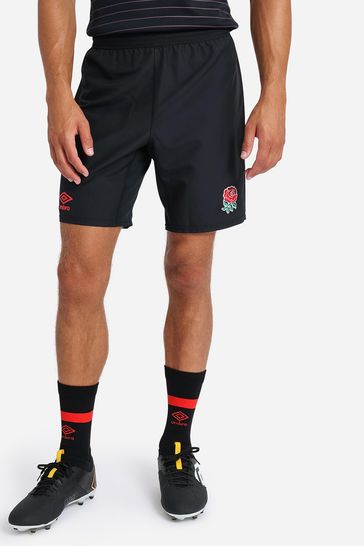 Umbro England Rugby Alternate Replica Black Shorts