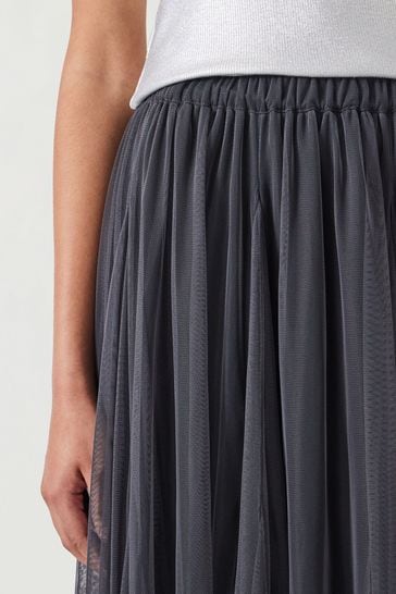 Buy Hush Grey Millie Godet Skirt from Next Bahrain
