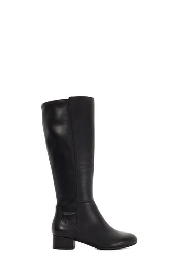 Buy Dune London Black Wide Fit Tayla Smart Stretch High Leg Boots from Next Poland