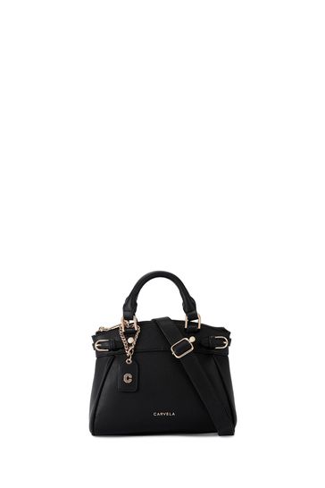 Carvela black mini tote bag online
