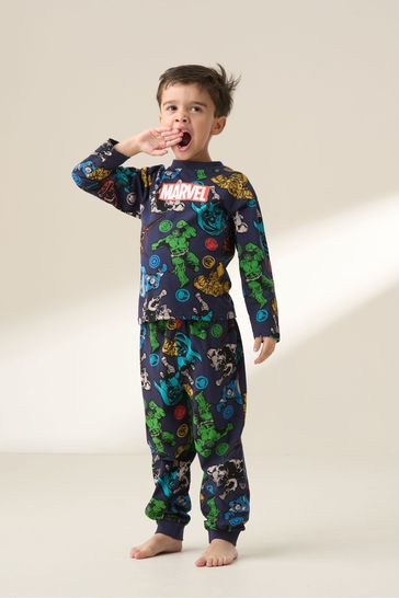 Buy Angel Rocket Marvel 100 Cotton Jersey Pyjamas from Next Bahrain
