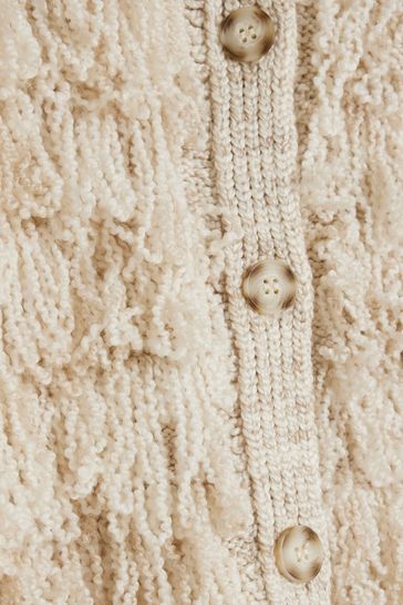River island cream bobble cardigan hot sale