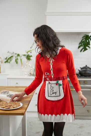 Next christmas jumper dress hot sale