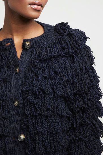 Buy River Island Fringe Knitted Cardigan from Next Turkey