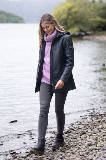 Buy Lakeland Leather Fairtown Hooded COATS from the Laura Ashley online shop