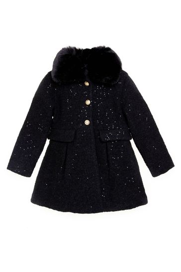 Next black wool coat shop