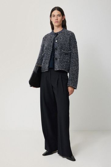 Buy Jigsaw French Tweed Cardi Jacket from the Laura Ashley online shop