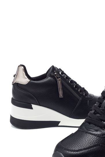 Lace up wedge sneakers outlet