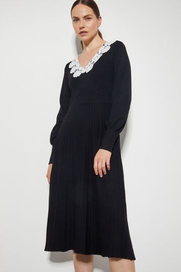 Lace knit dress shop