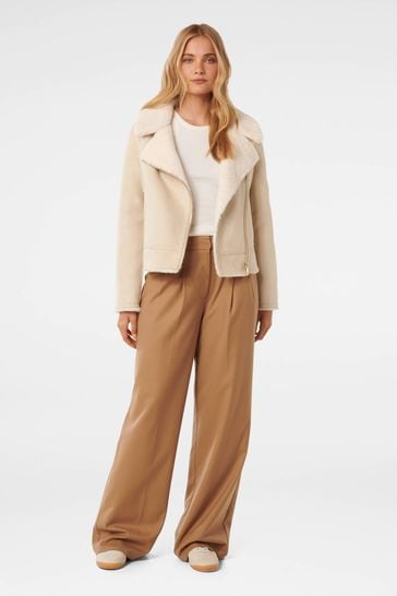 Buy Forever New Montana Faux Fur Aviator Style Jacket from Next Turkey