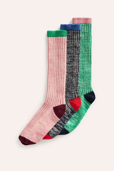 Buy Boden Green Boot Socks 3 Pack from Next Bahrain