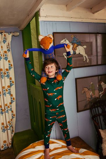 Buy Boden Snug Long John 100 Cotton Pyjamas from the Laura Ashley online shop