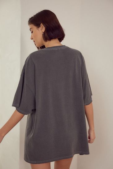 Buy Oversized 100 Cotton Night T Shirt from the Laura Ashley online shop