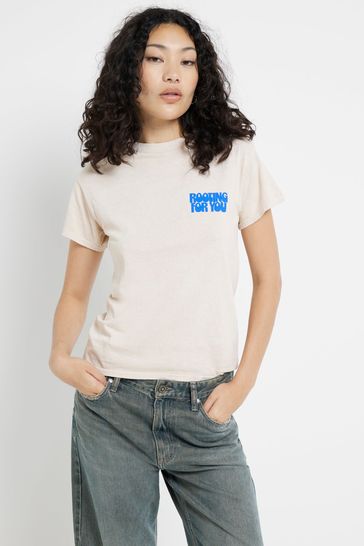 Buy River Island Fruit Graphic Boyfriend Fit T Shirt from Next Bahrain