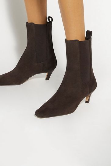 Dune heeled ankle boots hotsell