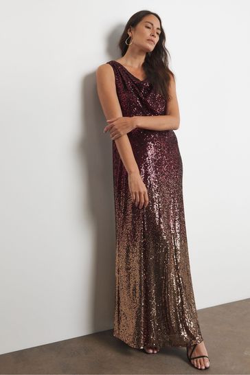 Buy Ombre Sequin Dress from the Laura Ashley online shop